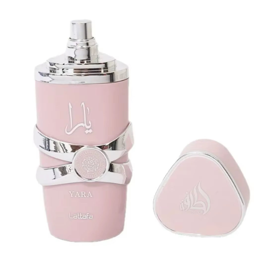 Pink Lattafa Yara Eau De Parfum 100Ml Long-Lasting Floral Perfume for Women'S Fragrance