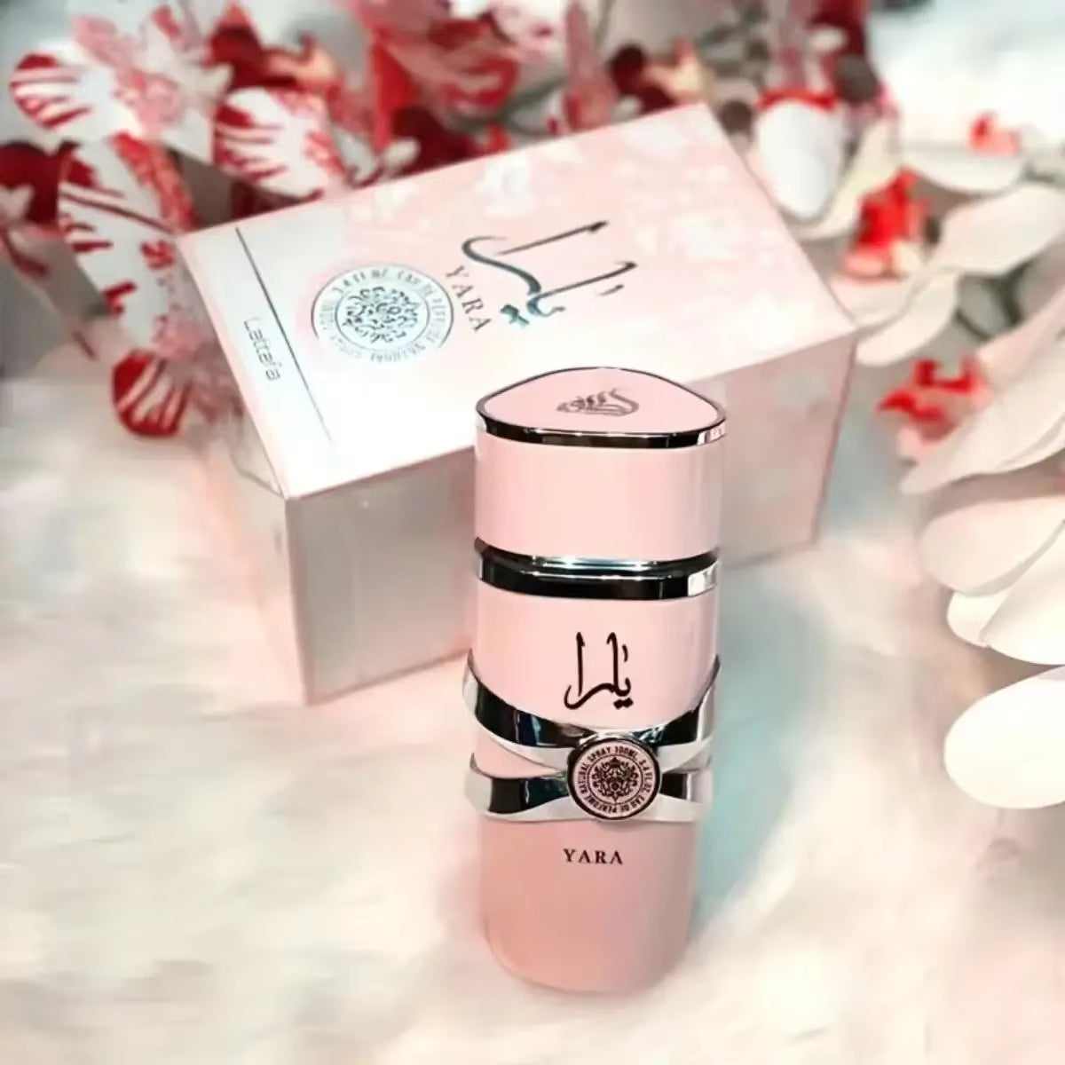 Pink Lattafa Yara Eau De Parfum 100Ml Long-Lasting Floral Perfume for Women'S Fragrance