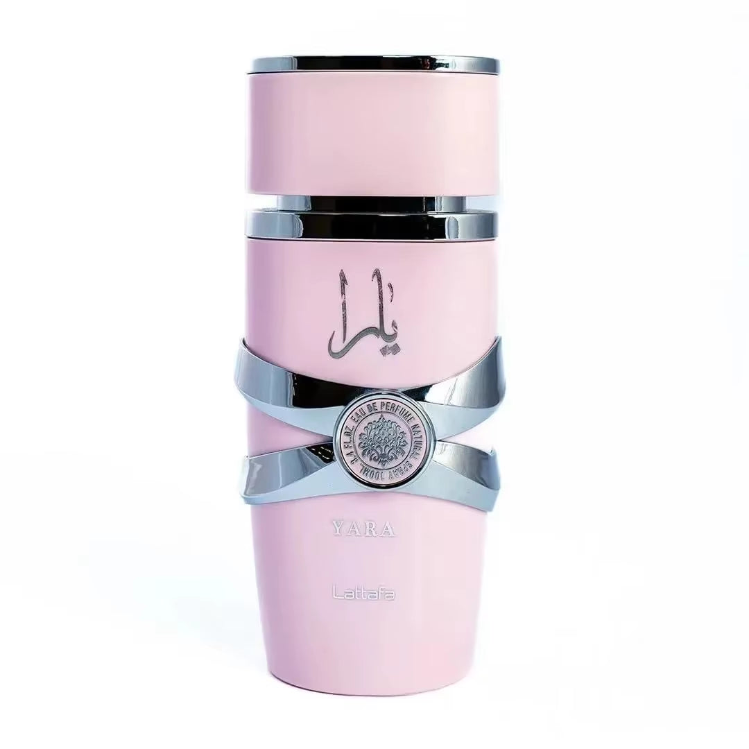 Pink Lattafa Yara Eau De Parfum 100Ml Long-Lasting Floral Perfume for Women'S Fragrance