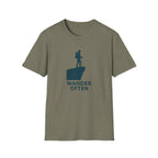 Hiker on Cliff T-Shirt