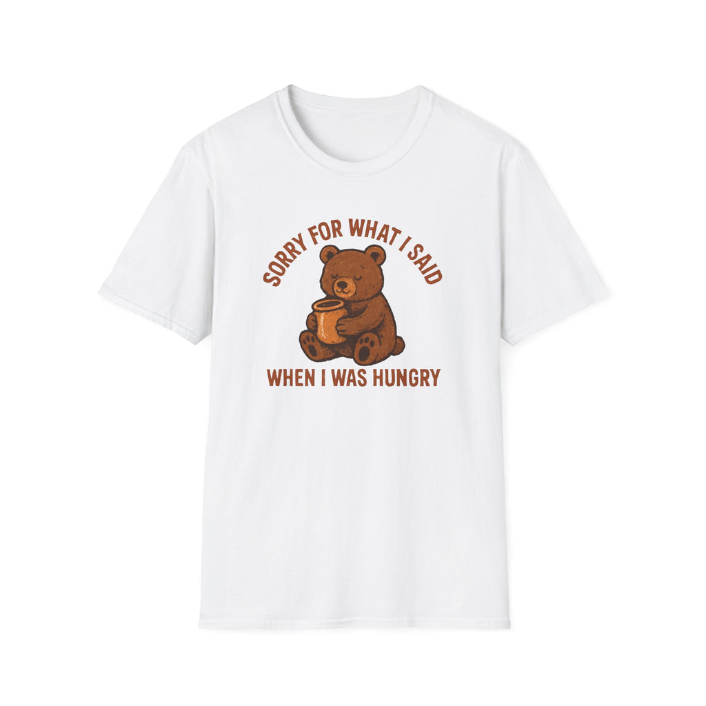 Hungry Bear With Cup T-Shirt