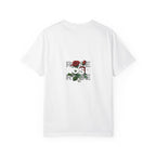 Rose Graphic T-Shirt — 'ROSE' Text with Red Bloom