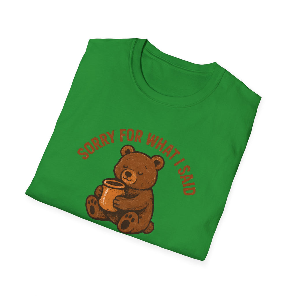 Hungry Bear With Cup T-Shirt