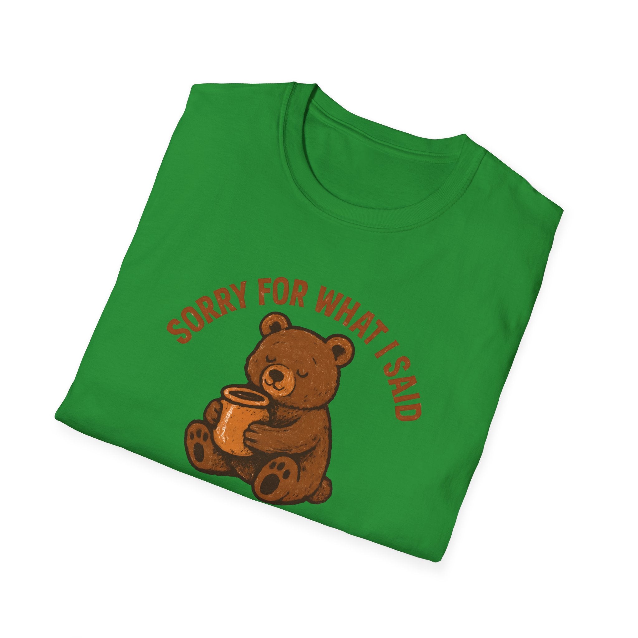 Hungry Bear With Cup T-Shirt