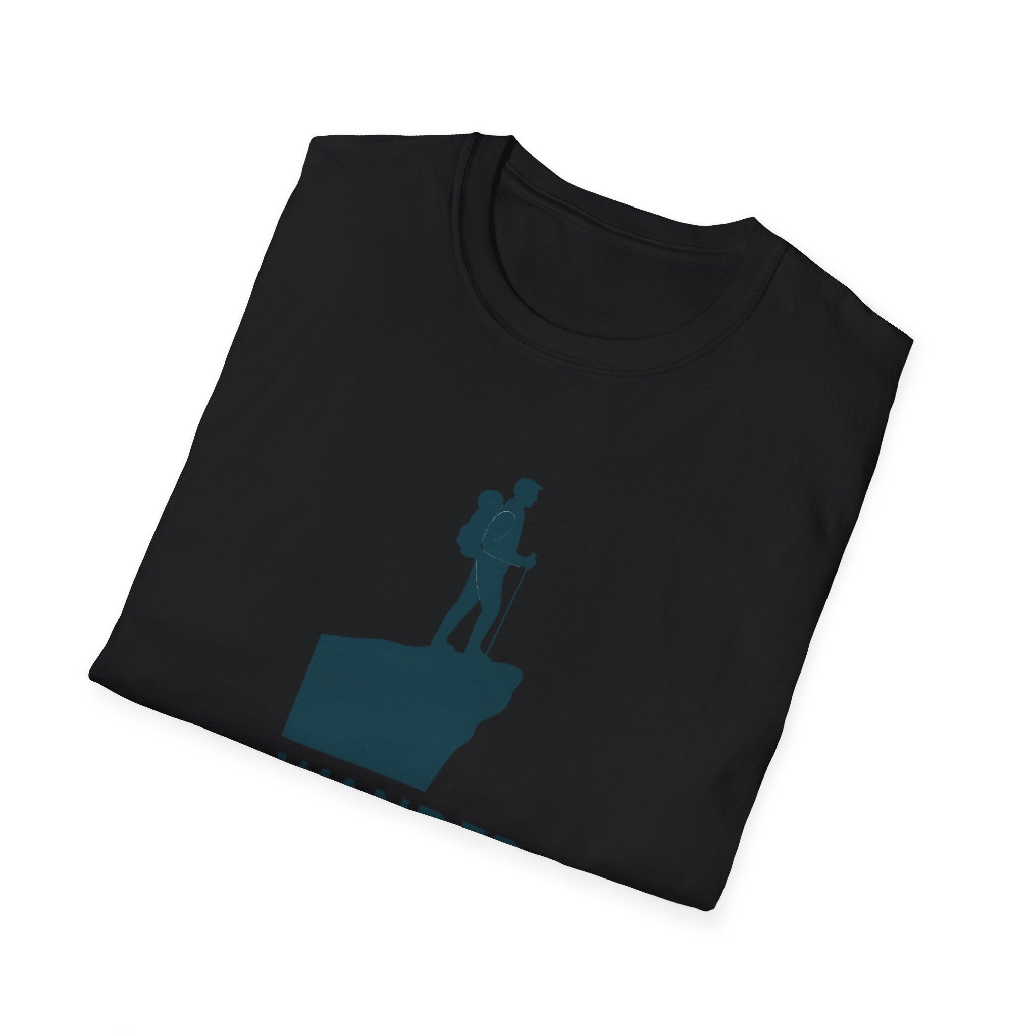 Hiker on Cliff T-Shirt