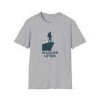 Hiker on Cliff T-Shirt