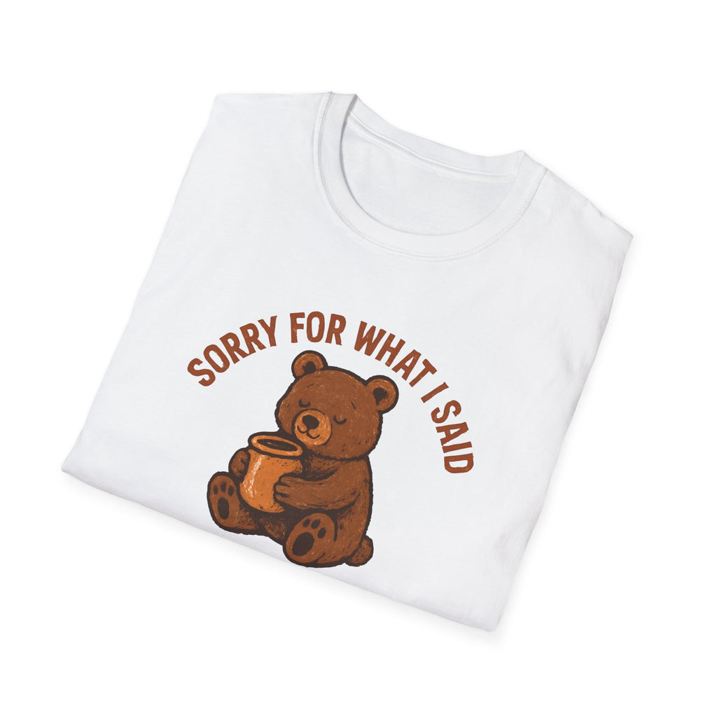 Hungry Bear With Cup T-Shirt