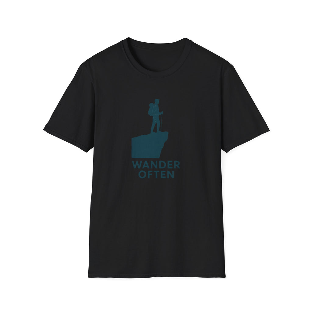 Hiker on Cliff T-Shirt