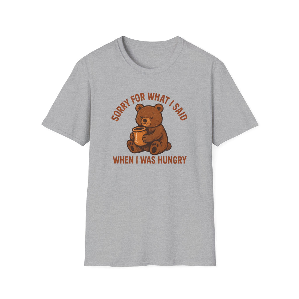 Hungry Bear With Cup T-Shirt