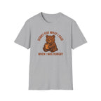 Hungry Bear With Cup T-Shirt