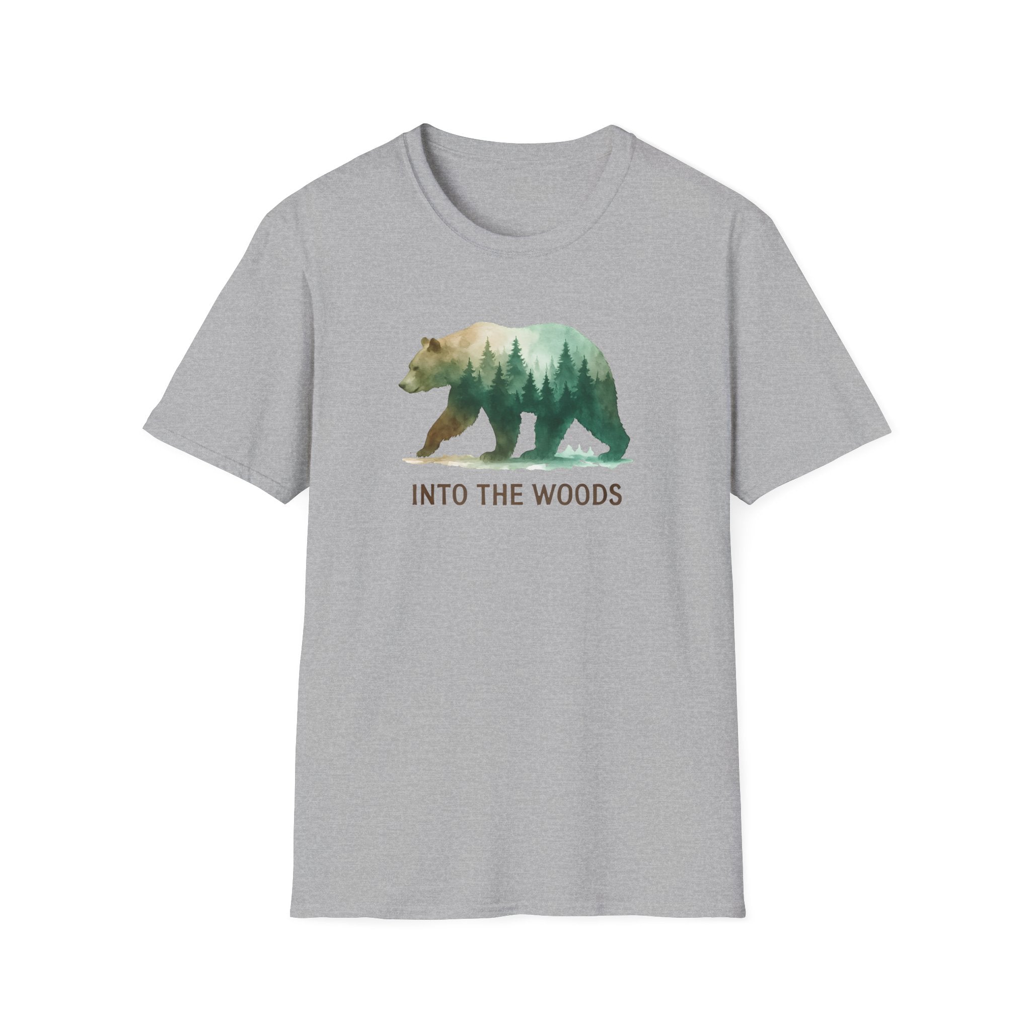 Forest Bear Silhouette T-Shirt