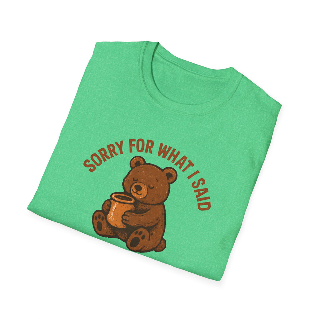 Hungry Bear With Cup T-Shirt