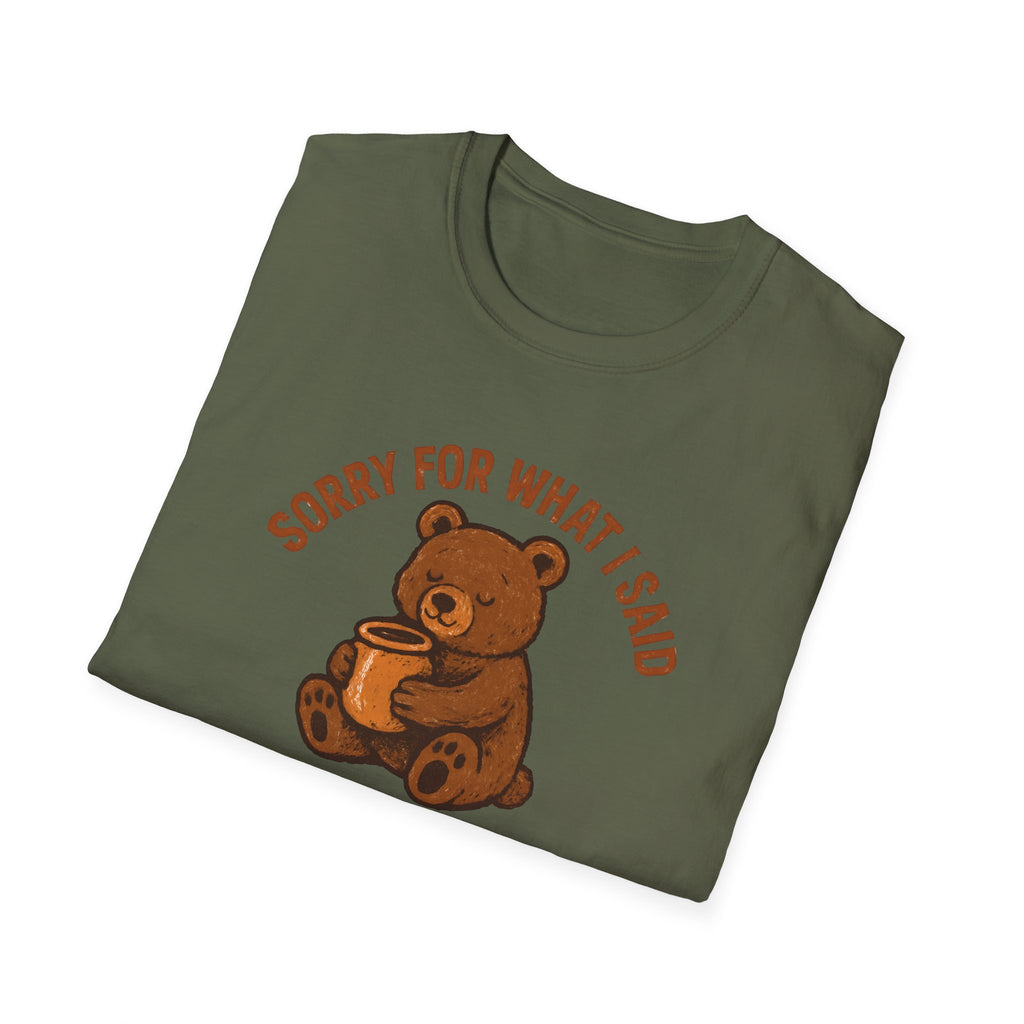 Hungry Bear With Cup T-Shirt
