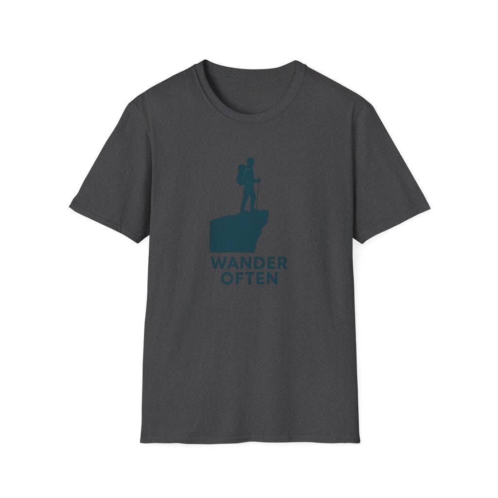 Hiker on Cliff T-Shirt