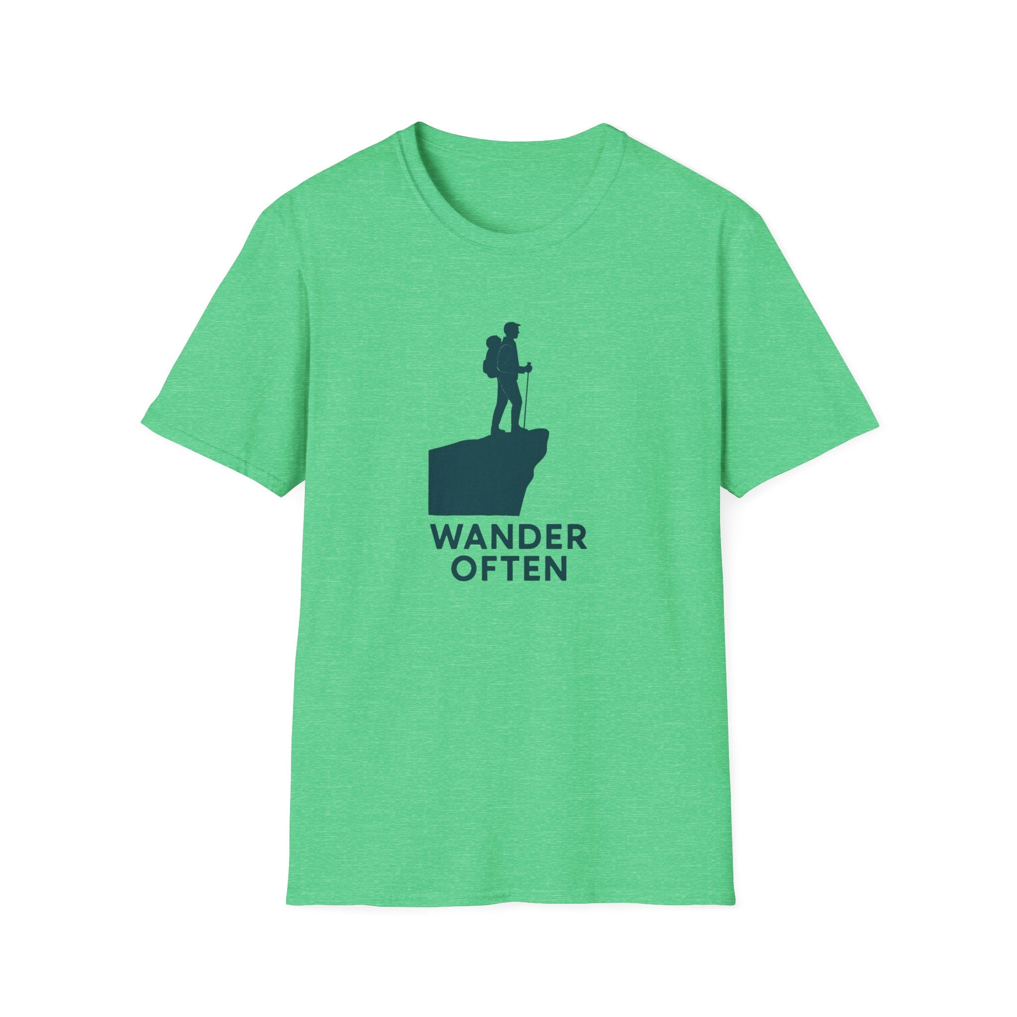 Hiker on Cliff T-Shirt