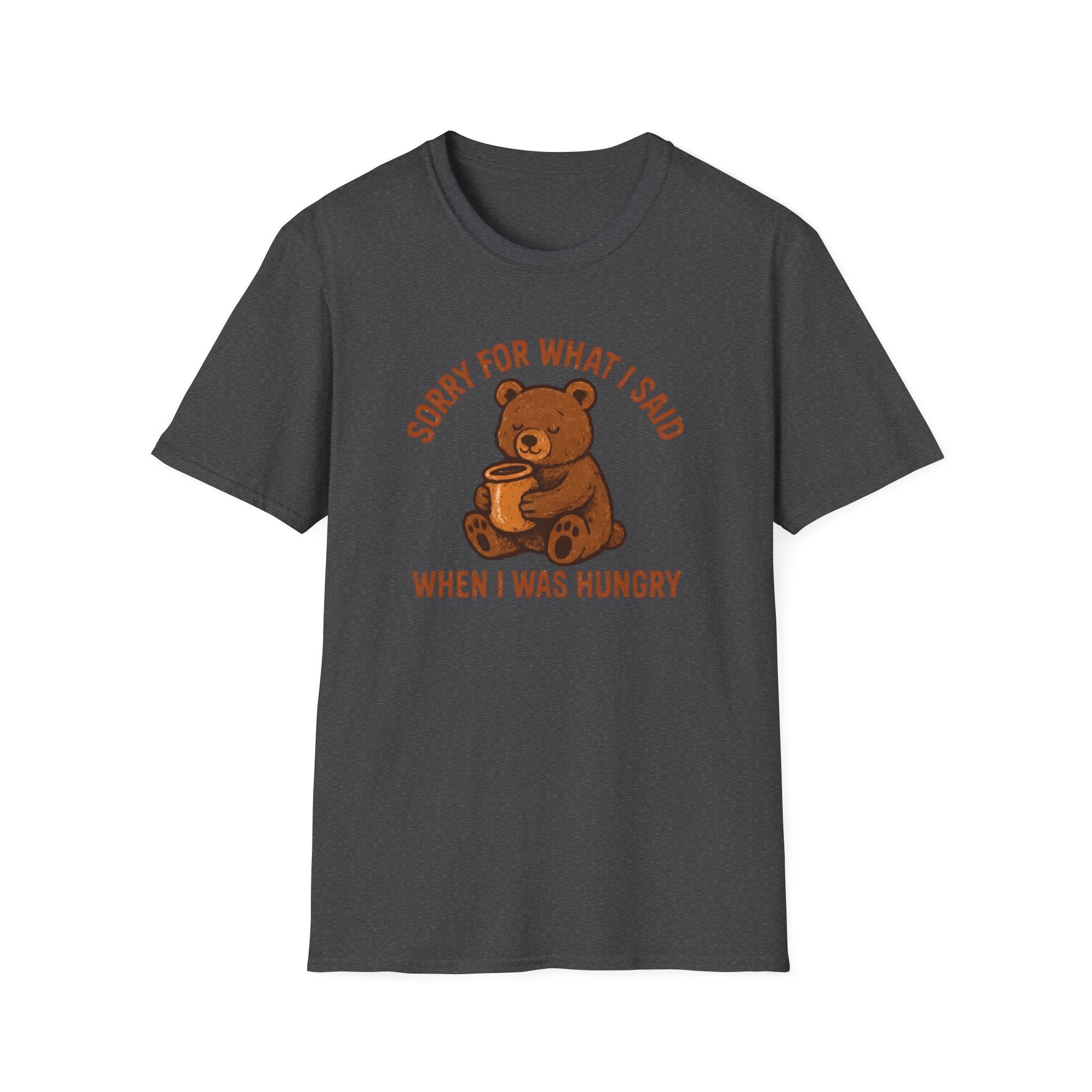 Hungry Bear With Cup T-Shirt