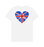 White Printed T-shirt Back