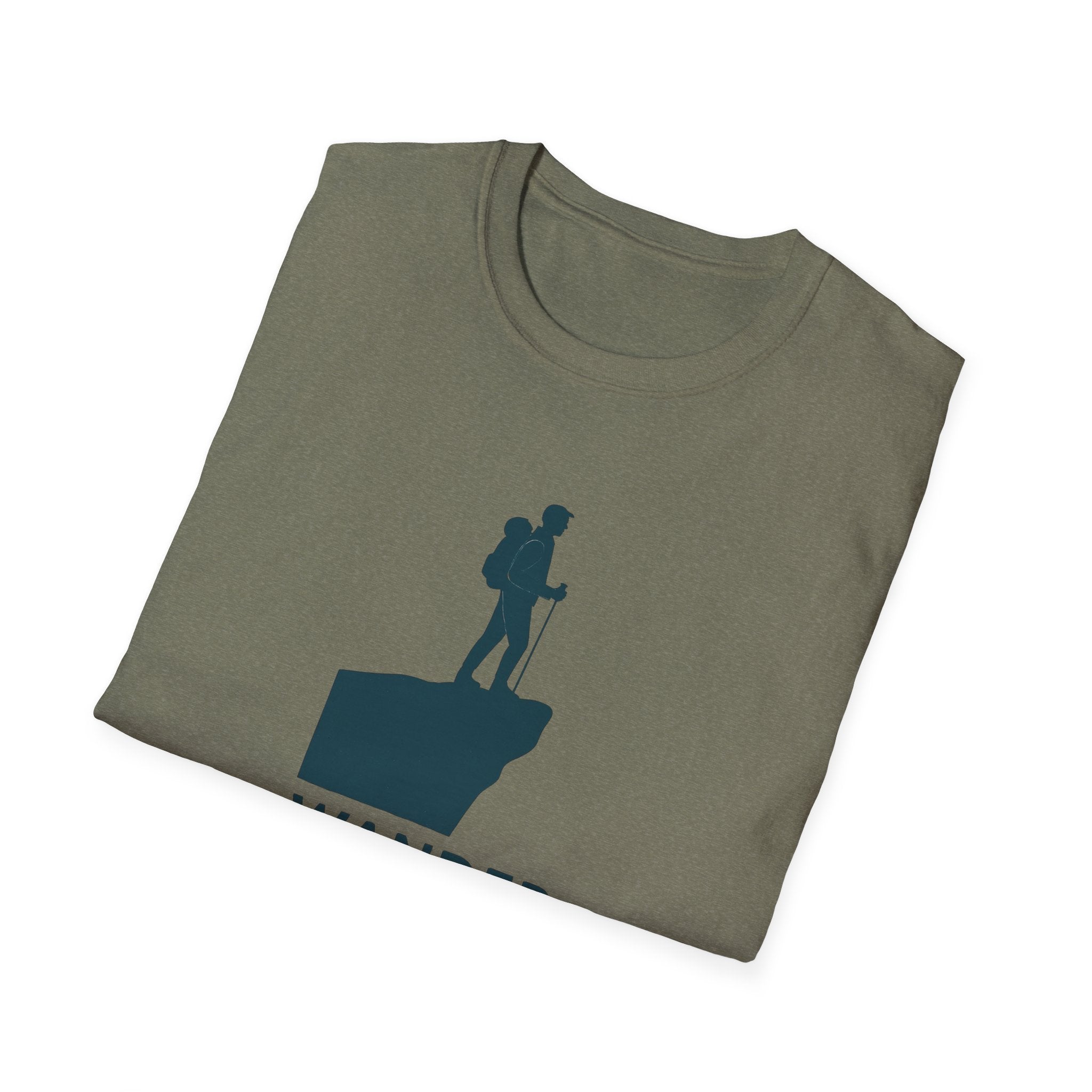 Hiker on Cliff T-Shirt
